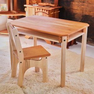 Children's Hardwood Farmhouse Table, Table with Chairs, or Farmhouse Bench - 22 x 33 x 24 inches