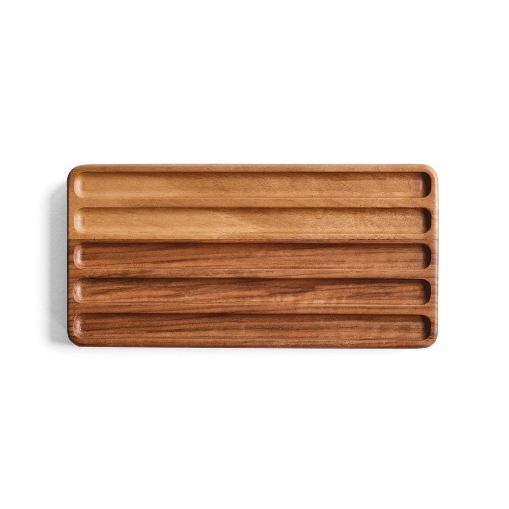 WoodenPen Tray, Pen Holder, Cathch All Tray, Wooden Notes Tray, Wood Organizer, Desk Organizer for Modern Offices, Handmade Gift for Him - Image 4