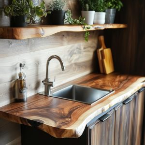 Kitchen Countertop, Wooden Countertop, Walnut Countertop, Custom Countertop, Wood Countertop, Handmade Countertop
