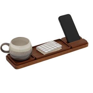 Minimalist Wood Desk Organizer Set, Phone Stand, Coaster, Note Holder, Handmade Office Accessories, Wooden Desk Accessories, Gift for Him