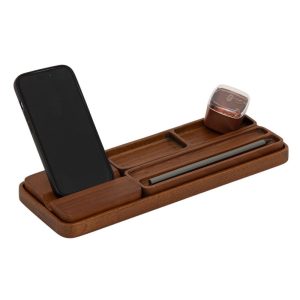 Minimalist Wood Desk Organizer Set, Pen Holder, Phone Stand, Note Holder, Handmade Office Accessories, Wooden Desk Accessories, Gift for Him