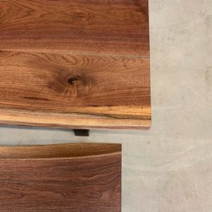 Live Edge Dining Set | Slab Table | Reclaimed Wood Table | Live Edge Table