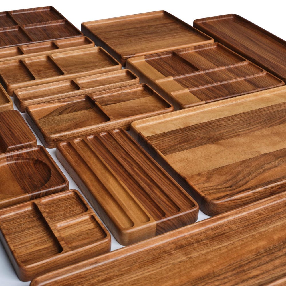 WoodenPen Tray, Pen Holder, Cathch All Tray, Wooden Notes Tray, Wood Organizer, Desk Organizer for Modern Offices, Handmade Gift for Him - Image 10