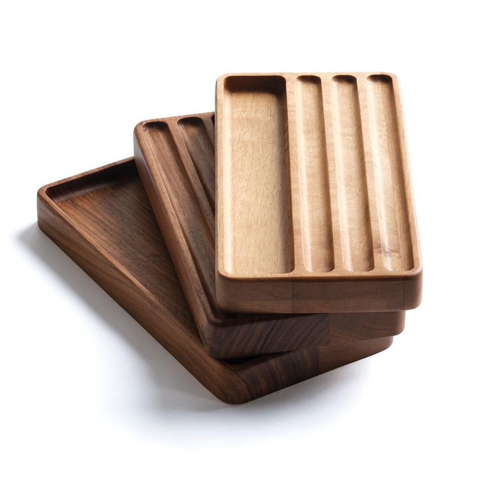 WoodenPen Tray, Pen Holder, Cathch All Tray, Wooden Notes Tray, Wood Organizer, Desk Organizer for Modern Offices, Handmade Gift for Him