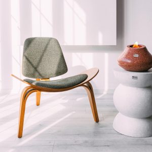 Mid-Century Modern Bentwood Lounge Chair – Scandinavian Minimalist Accent Seating, Eames Plywood Chair