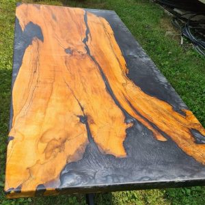 Handmade epoxy table, Natural Furniture Vivid Edge, Special Epoxy Wood Resin table, Home decoration, living room furniture, custom order.