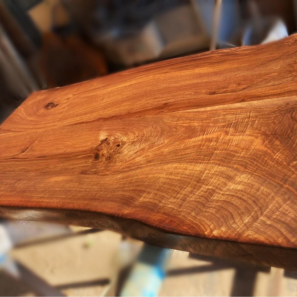 Live edge table, Modern solid walnut table, Kitchen Table, Live edge walnut table, Handcrafted solid walnut table, Live edge kitchen table