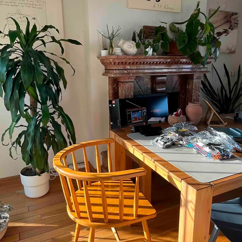 Wooden Dining Chair - Wooden Legs - Chairs for Dining Room - Living Room - Kitchen - Home Design Home Decor Omurga Raw Chair - Image 4