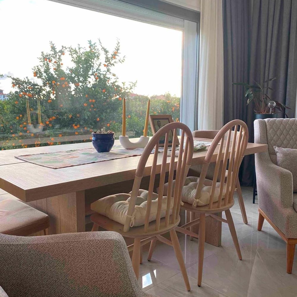 Wooden Dining Chair - Wooden Legs - Chairs for Dining Room - Living Room - Kitchen - Home Design Home Decor Ada Raw Chair - Image 3