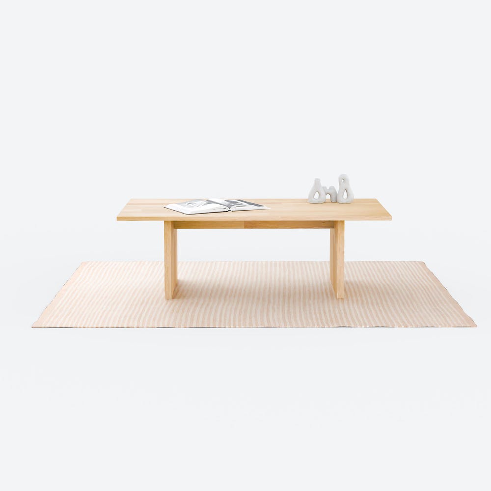 Solid Wood Coffee Table, Modern Coffee Table - Image 2