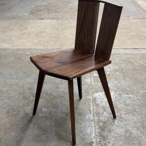 HEWN Modern Dining Chair, Sculptural Slab Side Chair, Accent Chair, Vanity Chair