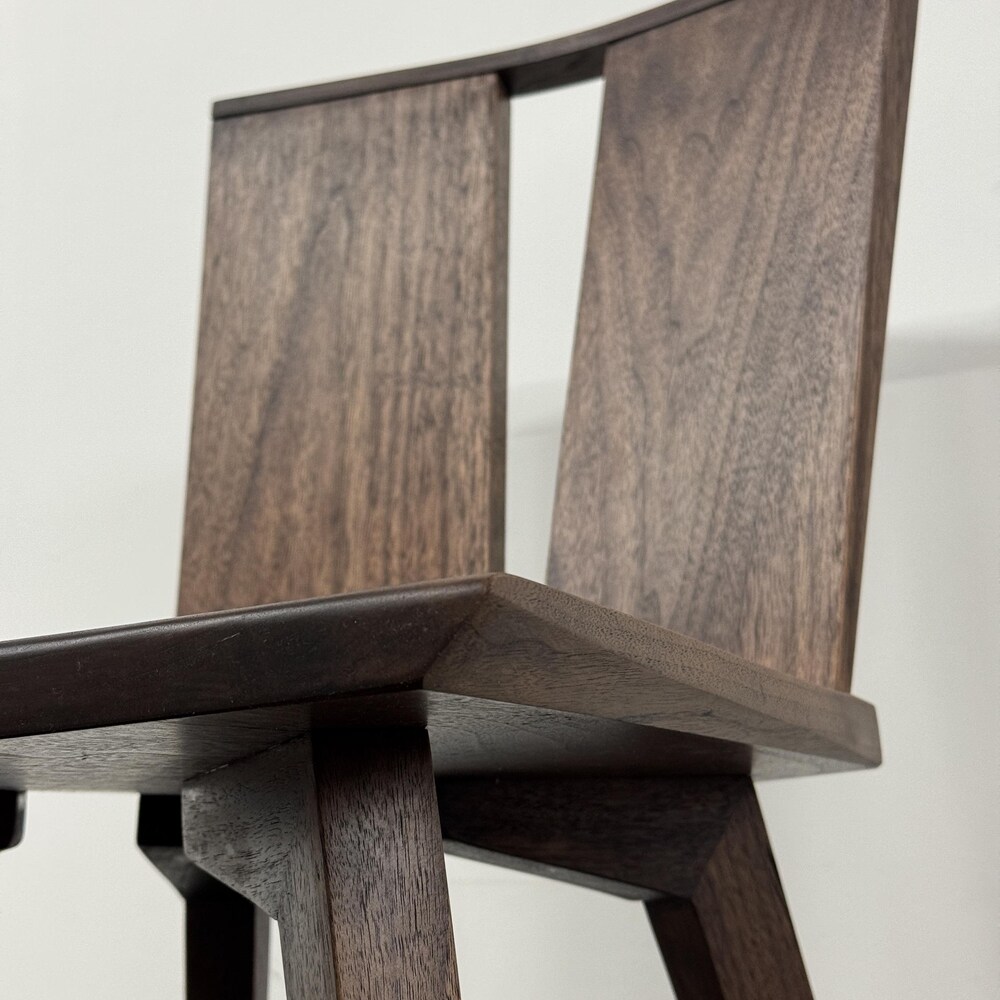 HEWN Modern Dining Chair, Sculptural Slab Side Chair, Accent Chair, Vanity Chair - Image 6
