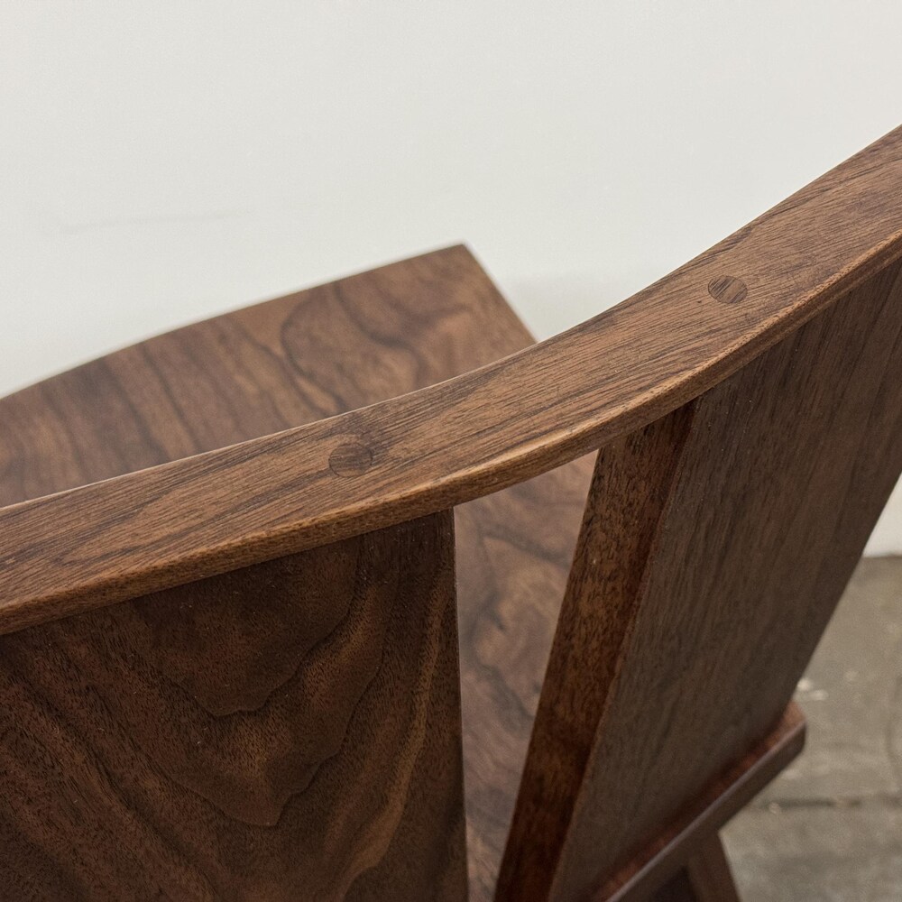 HEWN Modern Dining Chair, Sculptural Slab Side Chair, Accent Chair, Vanity Chair - Image 7