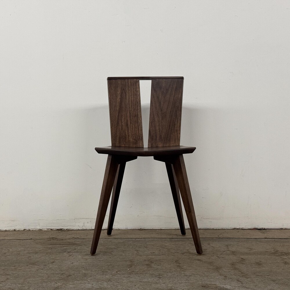 HEWN Modern Dining Chair, Sculptural Slab Side Chair, Accent Chair, Vanity Chair - Image 3