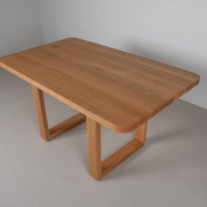 Wood Table for 4, Oak Table for Kitchen or Dining Room, Small Oak Dining Table, 4 Person Table, Rectangle Kitchen Table, Custom Oak Table