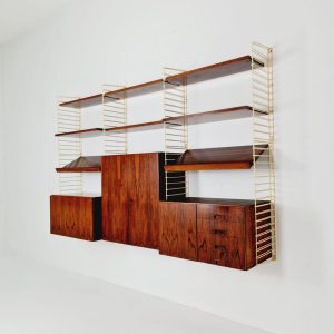 German shelf system by Mustring West Germany Rosewood, 1950s