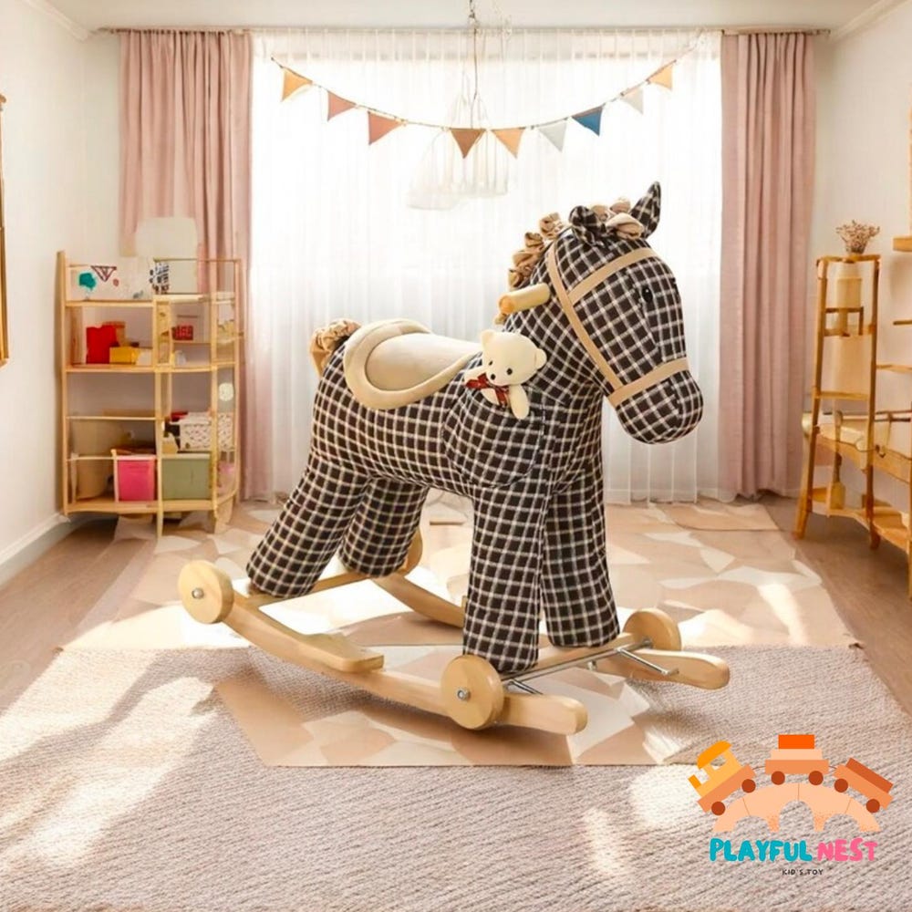 Wooden rocking horse, Baby toys, Baby gift , Wooden toys, Educational toy