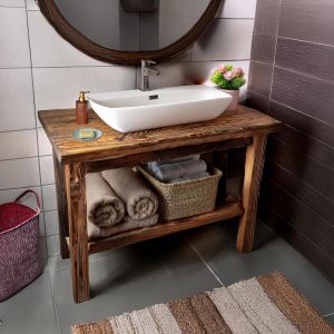 il_1000x1000.6634988538_32ua-3.jpg Wooden Rustic Style handmade bathroom vanity live edge solid wood cabinet sink table counter top farmhouse home decor furniture handcrafted