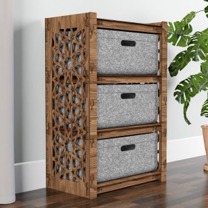 Wooden Chest Of Drawers, Dresser Furniture For Bedroom, Storage Cabinet [29.5 x 19.5 x 12]
