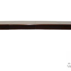 LINK TAYLOR FURNITURE Banded Mahogany Traditional Chippendale Style 125" Dining Table 910-875