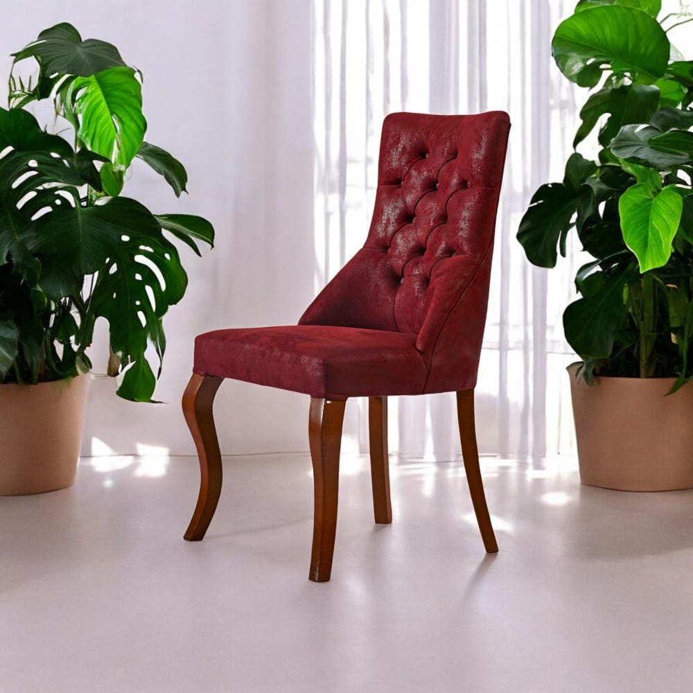 Wooden Dining Chair for Kitchen & Living Room, Modern Dining Table Chair, Comfortable Kitchen Table Chairs, Stylish Wood Seating - Image 7