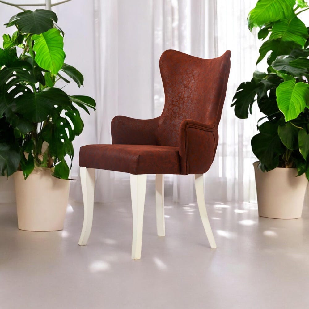 Wooden Dining Chair for Kitchen & Living Room, Modern Dining Table Chair, Comfortable Kitchen Table Chairs, Stylish Wood Seating - Image 5