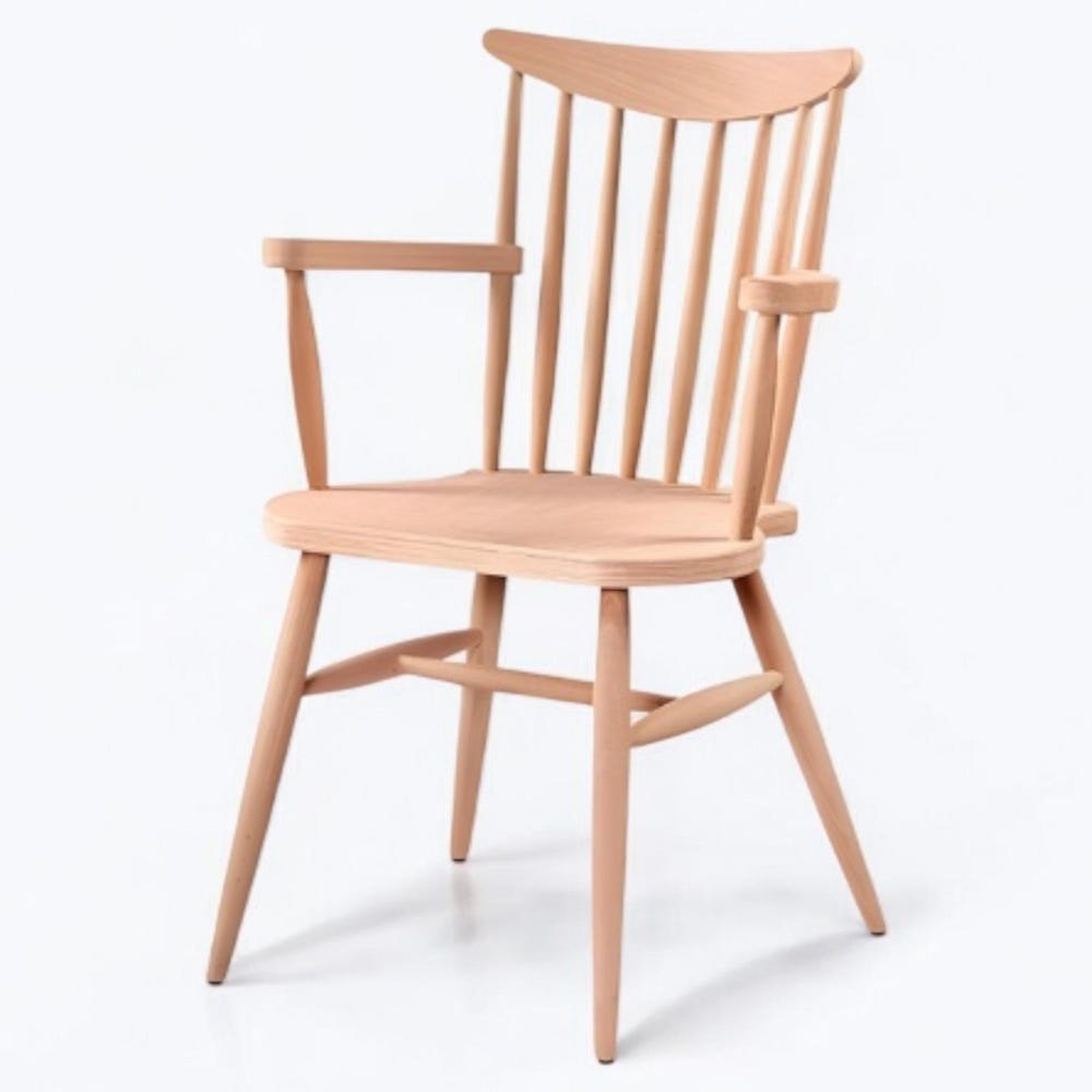 Wooden Dining Chair - Wooden Legs - Chairs for Dining Room - Living Room - Kitchen - Home Design Home Decor Yildiz Raw Chair