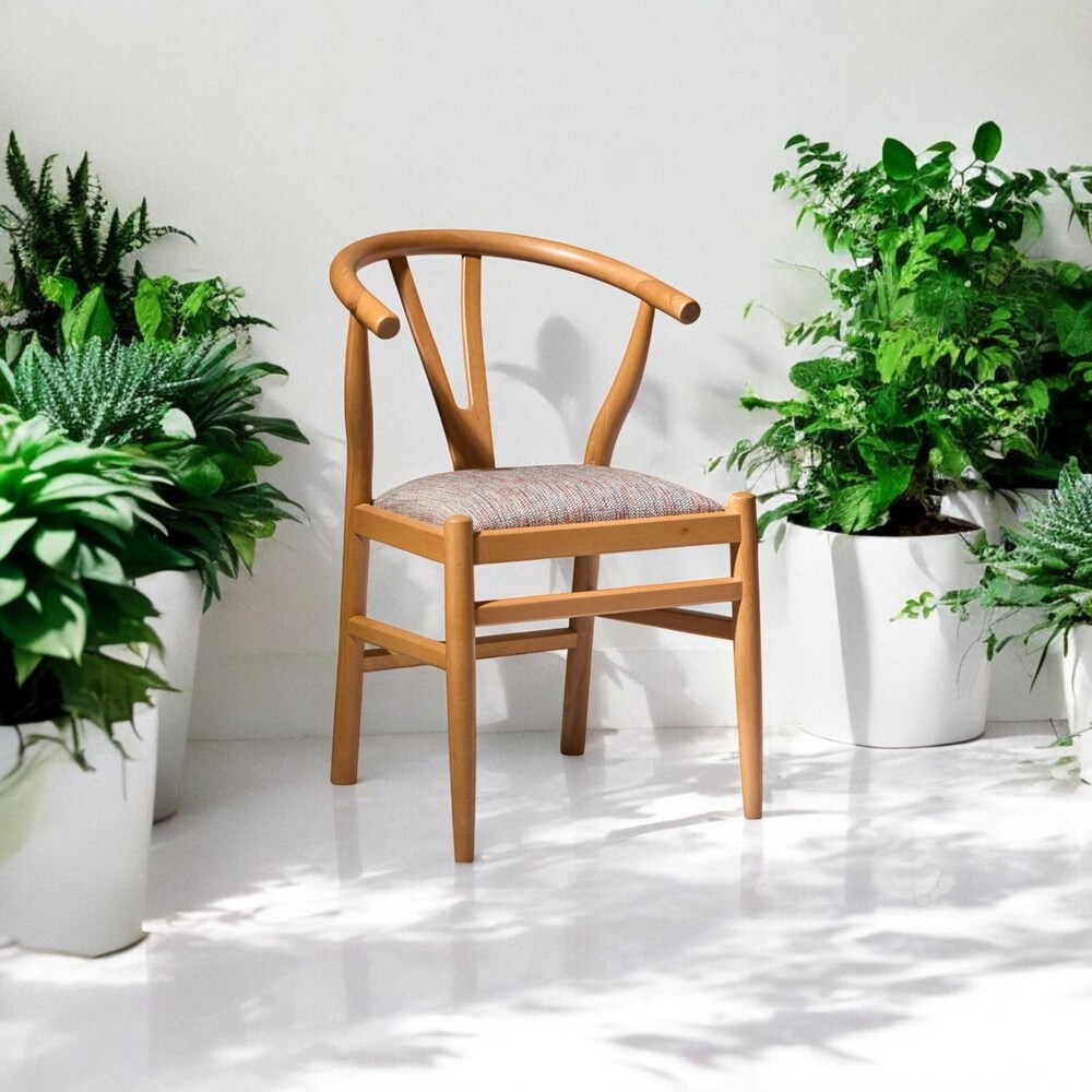 Wooden Dining Chair with Arms, Handmade Modern Kitchen Table Chairs, Comfortable Living Room Seating, Stylish Dining Room Furniture - Image 3