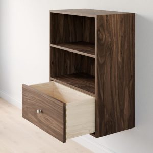 Closet Drawers in Walnut