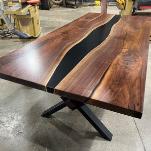 Handmade epoxy table, Natural Furniture Vivid Edge, Special Epoxy Wood Resin table, Home decoration, living room furniture, custom order.