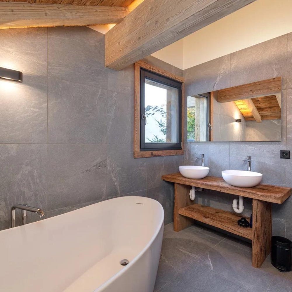 Custom Handmade Rustic Wooden Bathroom Vanity - Farmhouse Style Sink Shelf with Live Edge Reclaimed Handcrafted cabinet Wood Country Style - Image 2