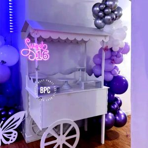Birthday decorations, Candy Cart, Cake display Sweet cart