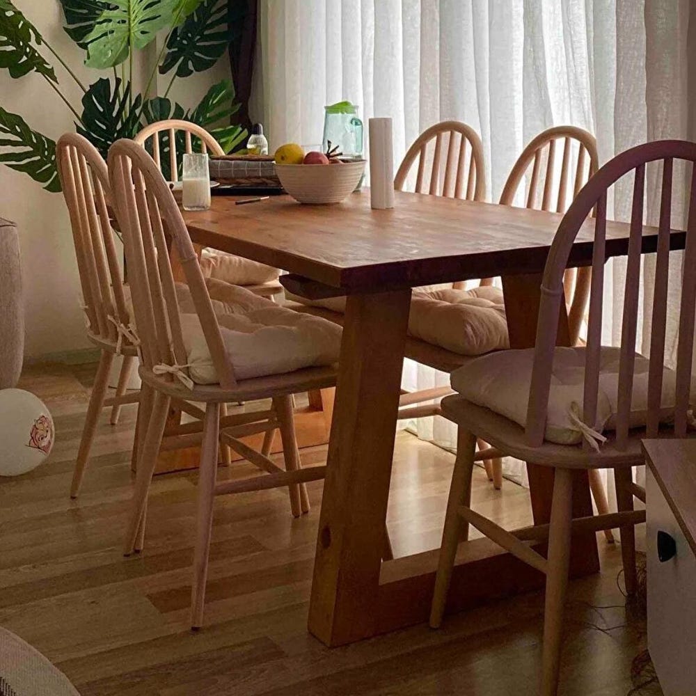 Wooden Dining Chair - Wooden Legs - Chairs for Dining Room - Living Room - Kitchen - Home Design Home Decor Ada Raw Chair - Image 2