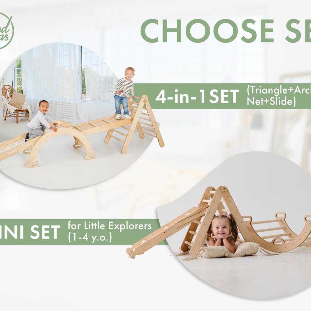 Montessori climber, Toddler climber, Toddler climbing gym, Baby play gym, Indoor play gym, Montessori furniture kids, Toddler gift for kid - Image 7