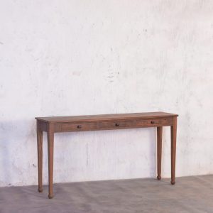 Barnwood Breeze Console table with drawers | Living Room  storage console  | Entryway Console  | Carved Legs | Customizable | Reclaimed wood