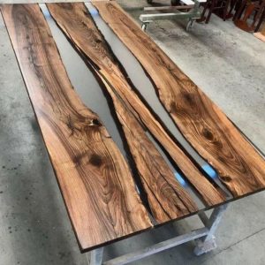Handmade epoxy table, Natural Furniture Vivid Edge, Special Epoxy Wood Resin table, Home decoration, living room furniture, custom order.