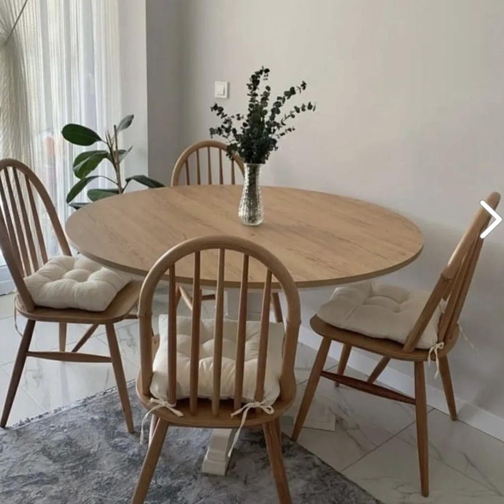 Wooden Dining Chair - Wooden Legs - Chairs for Dining Room - Living Room - Kitchen - Home Design Home Decor Ada Raw Chair - Image 6