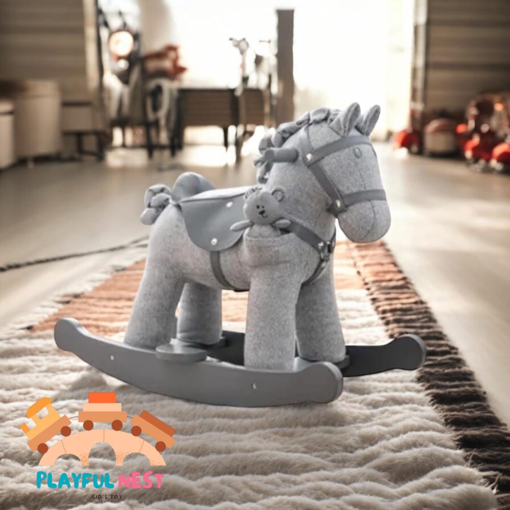 Wooden rocking horse, Baby toys, Baby gift , Wooden toys, Educational toy