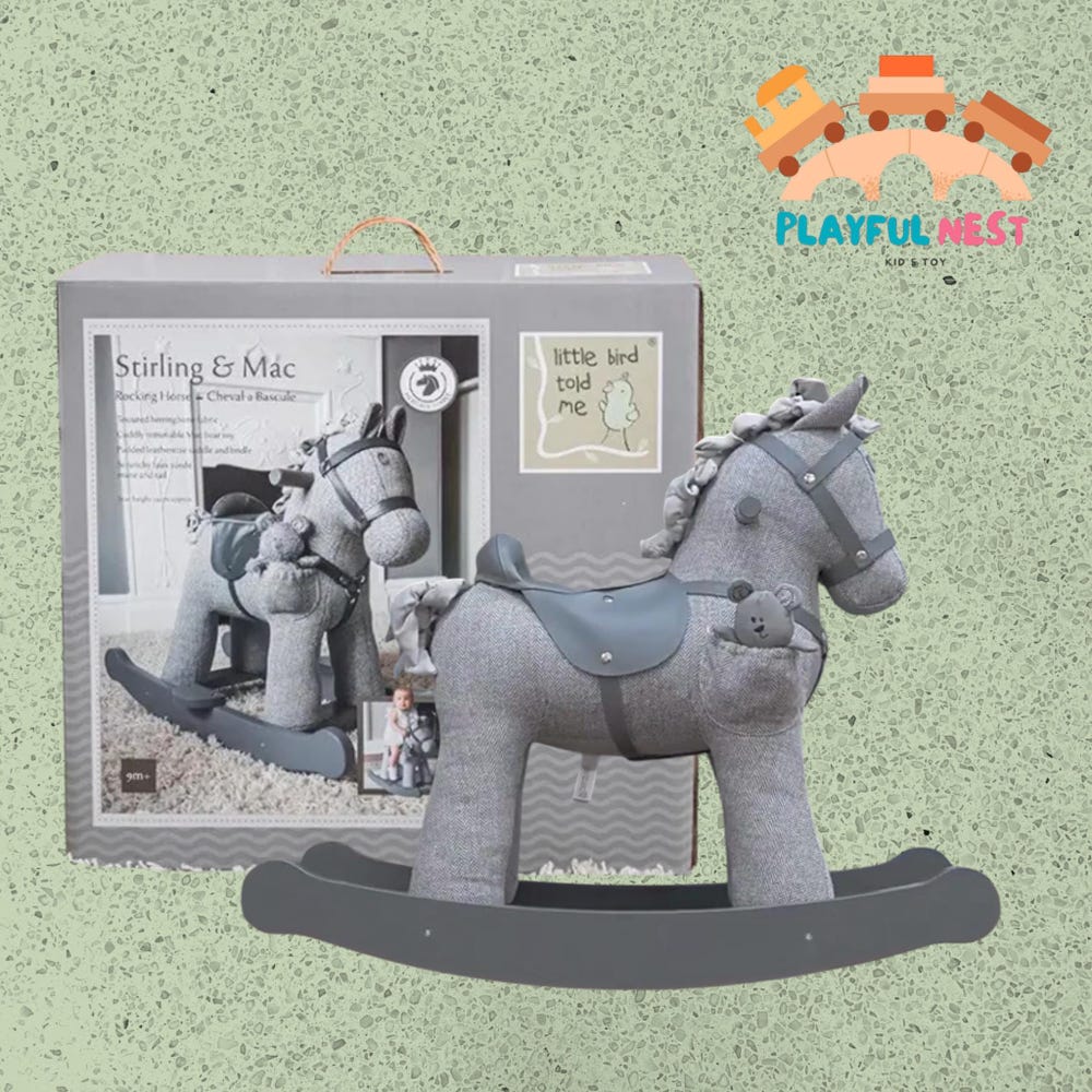 Wooden rocking horse, Baby toys, Baby gift , Wooden toys, Educational toy - Image 6