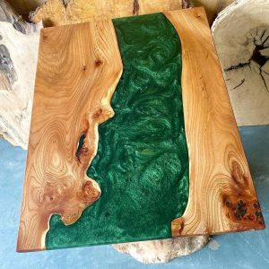 Handmade epoxy table, Natural Furniture Vivid Edge, Special Epoxy Wood Resin table, Home decoration, living room furniture, custom order.