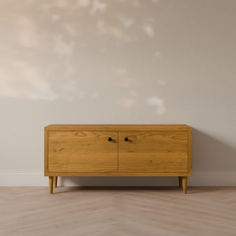 Cherry Media Cabinet w/ Soft-Close Doors - Image 6