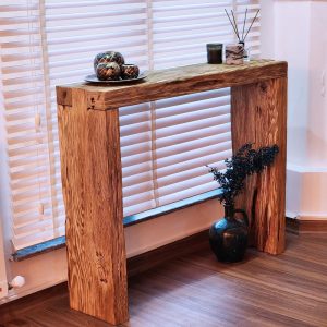 Rustic Console Table Hallway, Rustic Entryway Console Table, Handmade Farmhouse Reclaimed Wood Furniture, Mother’s Day Gift