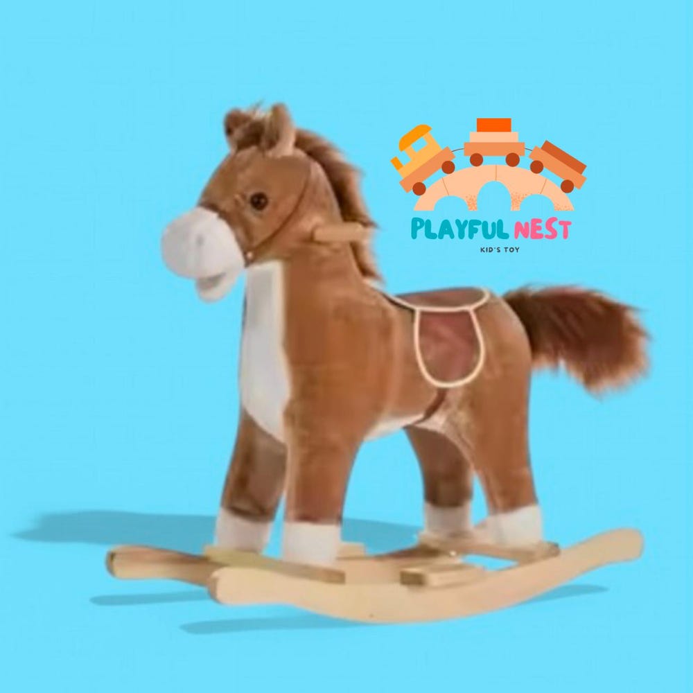 Wooden rocking horse, Baby toys, Baby gift , Wooden toys, Educational toy - Image 2