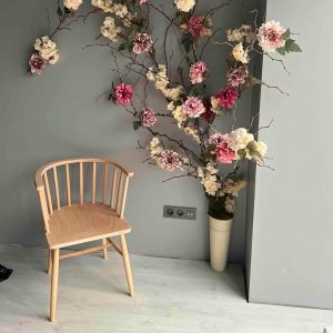 Wooden Dining Chair - Wooden Legs - Chairs for Dining Room - Living Room - Kitchen - Home Design Home Decor Omurga Raw Chair