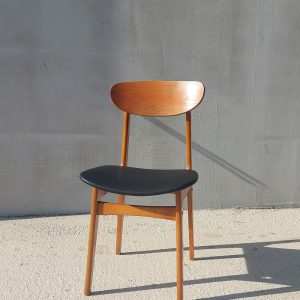 Vintage Scandinavian Style Dining Chair,  Rustic Design, Mid Century Dining Chair, Stol Kamnik, 1970's