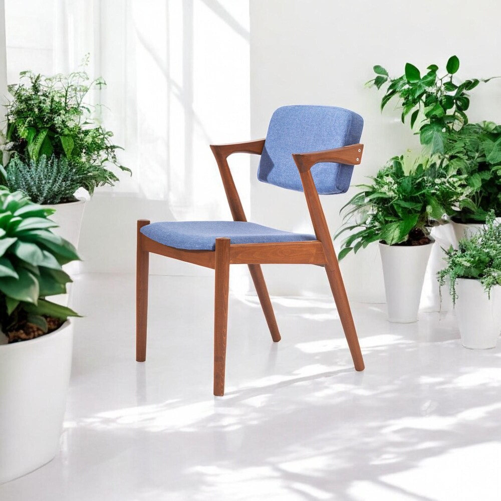 Wooden Dining Chair with Arms, Handmade Modern Kitchen Table Chairs, Comfortable Living Room Seating, Stylish Dining Room Furniture - Image 4