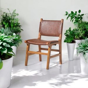 Wooden Dining Chair with Arms, Handmade Modern Kitchen & Living Room Chairs, Stylish Comfortable Seating for Dining Table
