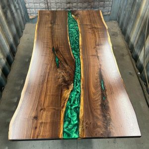 Handmade epoxy table, Natural Furniture Vivid Edge, Special Epoxy Wood Resin table, Home decoration, living room furniture, custom order.
