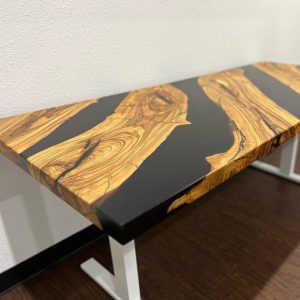 Handmade epoxy table, Natural Furniture Vivid Edge, Special Epoxy Wood Resin table, Home decoration, living room furniture, custom order.