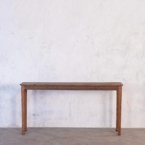 Barnwood Breeze Console Table | Living room console table | Entryway console | Carved Legs | Customizable | Reclaimed wood | Farmhouse Style